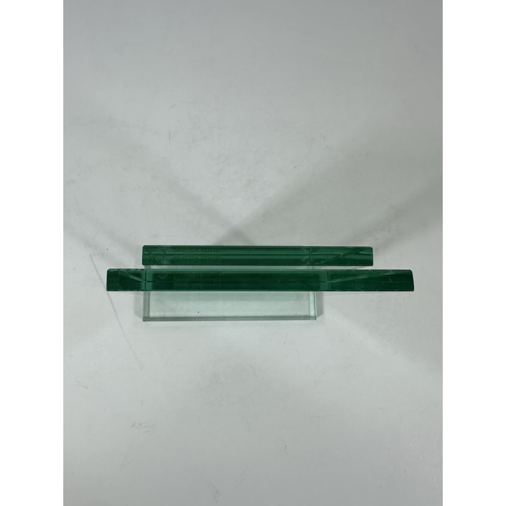 Jade Green Glass Picture Frame 3.5 X 5 Photo Free Standing Table Top Modern - Picture 7 of 7